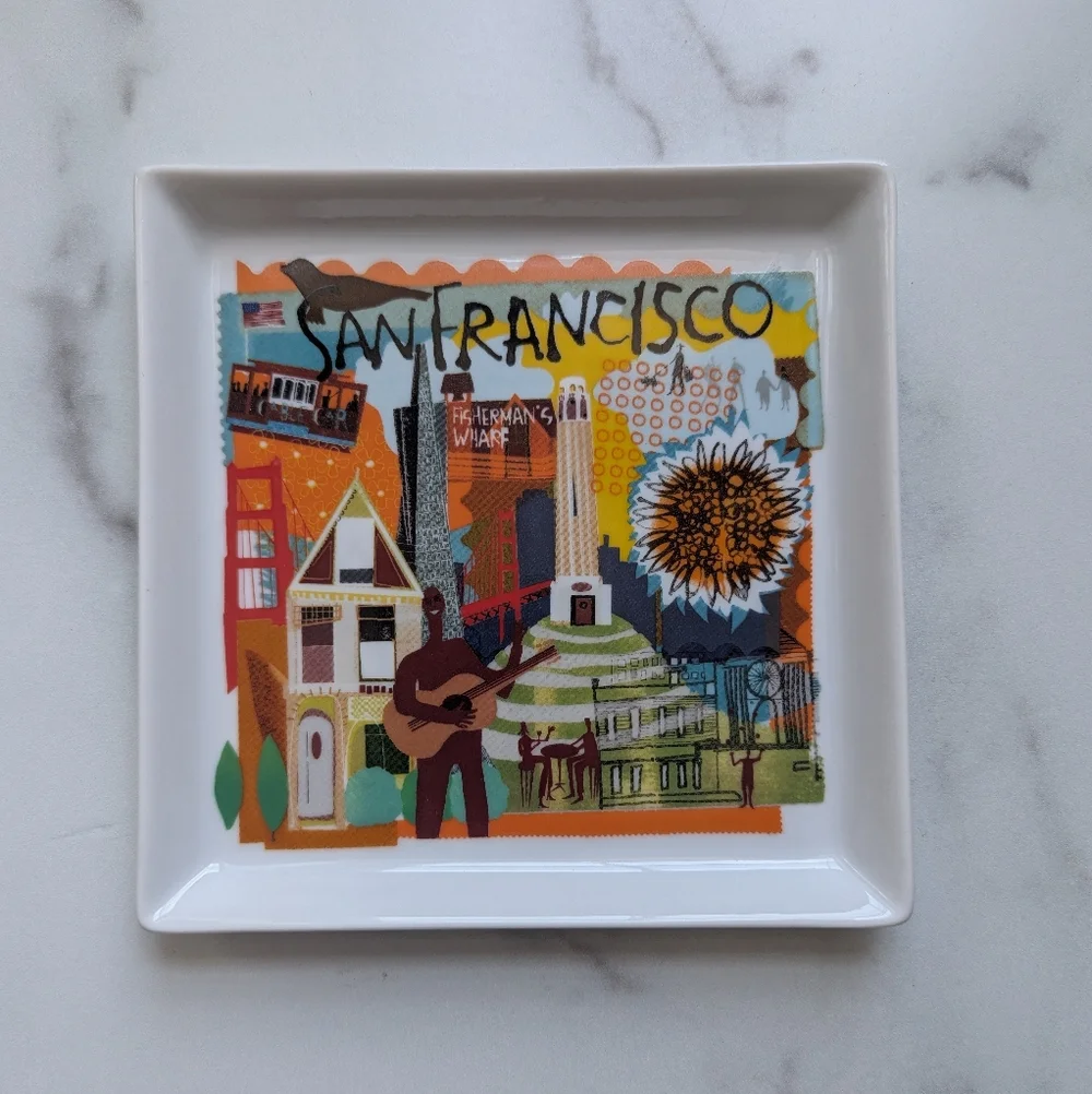 Crate & Barrel Road Trip Plates - 6